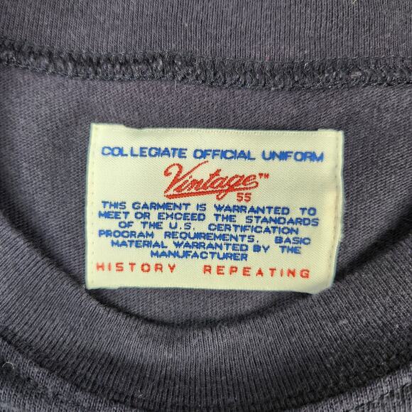 Vintage55 Guard T-Shirt Adult Large Navy Blue South Hamptons Made in Italy - Picture 3 of 12